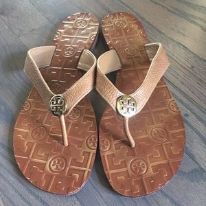 Tory Burch Monroe Tan Sandals